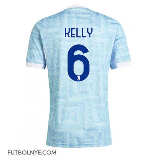 Camiseta Juventus Lloyd Kelly #6 Visitante Equipación 2025-26 manga corta Camiseta Juventus Lloyd Kelly #6 Visitante Equipación 2025-26 manga corta